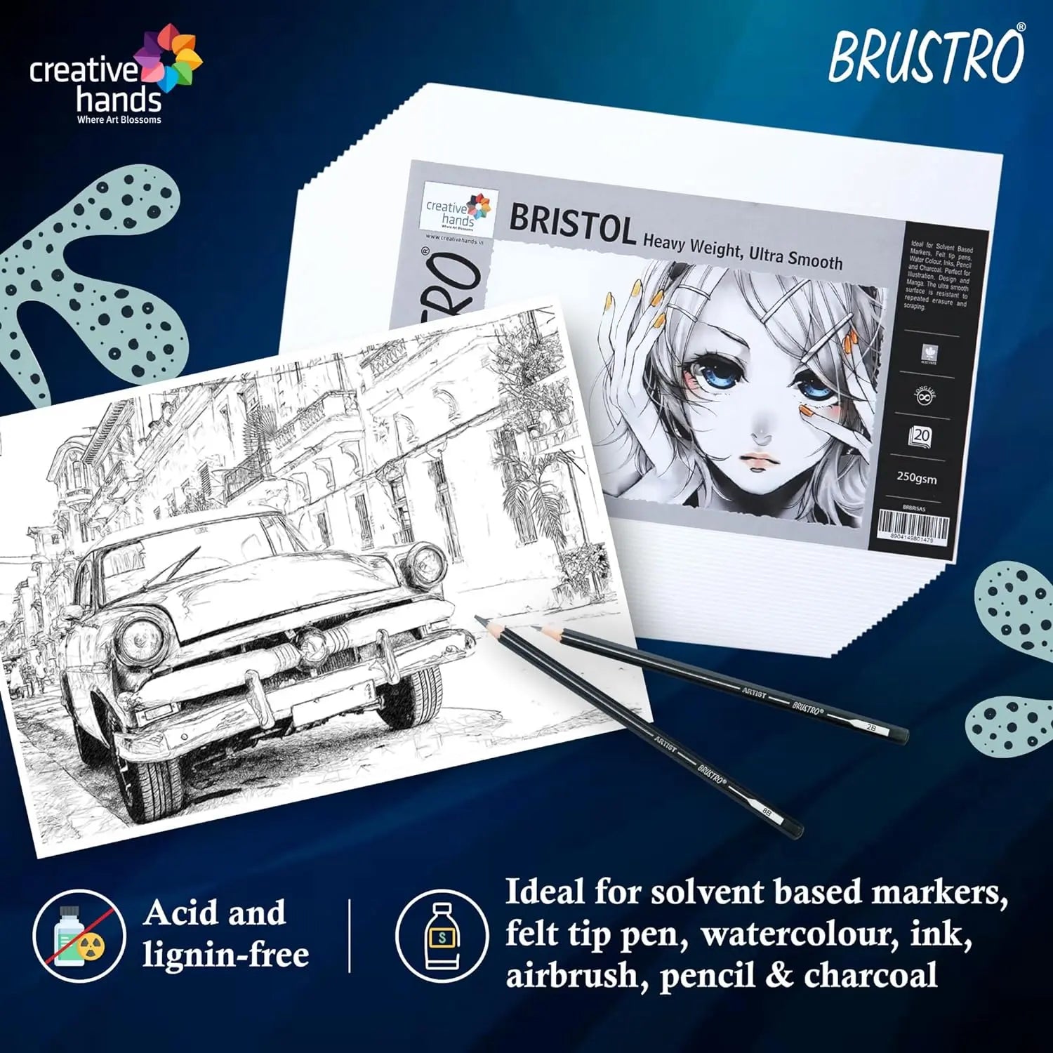 Brustro Bristol Paper 250gsm Brustro